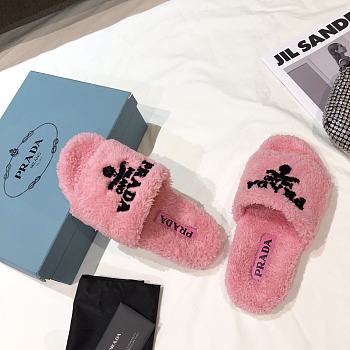 Kitlife Prada Tery Cloth Slides - White, Black, Yellow, Pink