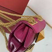 	 Kitlife Valentino ONE STUD NAPPA MICRO BAG WITH CHAIN BLOSSOM - 11x8x5cm - 3
