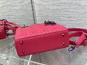 	 Kitlife Dior Lady Small Pink Cannage Lambskin - 20cm - 4