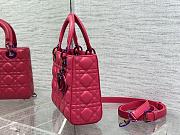 	 Kitlife Dior Lady Small Pink Cannage Lambskin - 20cm - 2