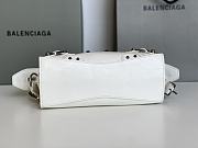 Kitlife Balenciaga NEO CAGOLE XS HANDBAG WITH RHINESTONES WHITE - 26x13x18cm - 4