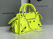 	 Kitlife Balenciaga NEO CAGOLE XS HANDBAG WITH RHINESTONES YELLOW - 26x13x18cm - 3