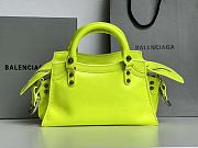 	 Kitlife Balenciaga NEO CAGOLE XS HANDBAG WITH RHINESTONES YELLOW - 26x13x18cm - 4
