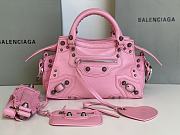 	 Kitlife Balenciaga NEO CAGOLE XS HANDBAG WITH RHINESTONES PINK - 26x13x18cm - 1