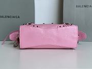 	 Kitlife Balenciaga NEO CAGOLE XS HANDBAG WITH RHINESTONES PINK - 26x13x18cm - 5