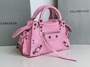 	 Kitlife Balenciaga NEO CAGOLE XS HANDBAG WITH RHINESTONES PINK - 26x13x18cm - 4