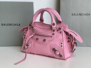 	 Kitlife Balenciaga NEO CAGOLE XS HANDBAG WITH RHINESTONES PINK - 26x13x18cm - 2