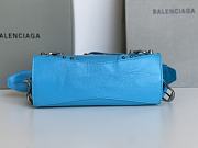 	 Kitlife Balenciaga NEO CAGOLE XS HANDBAG WITH RHINESTONES BLUE - 26x13x18cm - 4