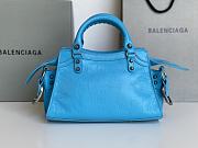 	 Kitlife Balenciaga NEO CAGOLE XS HANDBAG WITH RHINESTONES BLUE - 26x13x18cm - 2