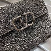 	 Kitlife Valentino VSLING MINI HANDBAG WITH SPARKLING EMBROIDERY BLACK - 19 x 13 x 9cm - 5