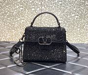 	 Kitlife Valentino VSLING MINI HANDBAG WITH SPARKLING EMBROIDERY BLACK - 19 x 13 x 9cm - 1