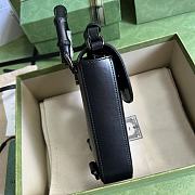 Kitlife Gucci Bamboo mini handbag black hardware - 16x14x4cm - 5