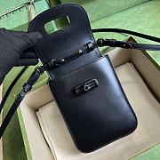 Kitlife Gucci Bamboo mini handbag black hardware - 16x14x4cm - 2