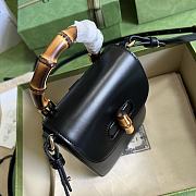 	 Kitlife Gucci Bamboo mini handbag black - 16x14x4cm - 5