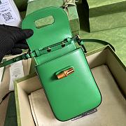 	 Kitlife Gucci Bamboo mini handbag green - 16x14x4cm - 2