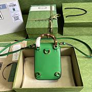 	 Kitlife Gucci Bamboo mini handbag green - 16x14x4cm - 3