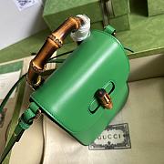 	 Kitlife Gucci Bamboo mini handbag green - 16x14x4cm - 5