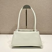 	 Kitlife Prada Small leather bag white - 1BA368 - 25x13.5x13cm - 3