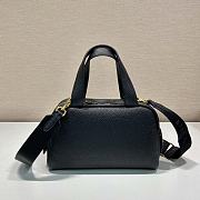 Kitlife Small leather top-handle bag black - 1BB078 - 25x16x10cm - 5