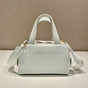 	 Kitlife Small leather top-handle bag white - 1BB078 - 25x16x10cm - 5