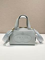 	 Kitlife Small leather top-handle bag blue - 1BB078 - 25x16x10cm - 1