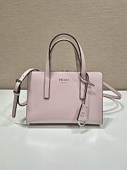 Kitlife Prada Re-Edition 1995 brushed-leather mini handbag pink - 1BA357 - 22.5x15x6cm - 1
