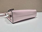 Kitlife Prada Re-Edition 1995 brushed-leather mini handbag pink - 1BA357 - 22.5x15x6cm - 5