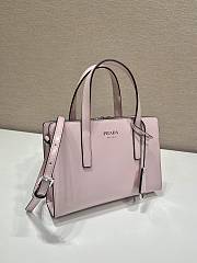Kitlife Prada Re-Edition 1995 brushed-leather mini handbag pink - 1BA357 - 22.5x15x6cm - 3