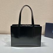 Kitlife Prada Re-Edition 1995 brushed-leather medium handbag black - 1BA350 - 30x21x8cm - 5