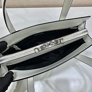 Kitlife Prada Re-Edition 1995 brushed-leather medium handbag white - 1BA350 - 30x21x8cm - 2