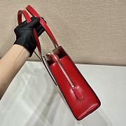 Kitlife Prada Re-Edition 1995 brushed-leather medium handbag red - 1BA350 - 30x21x8cm - 4