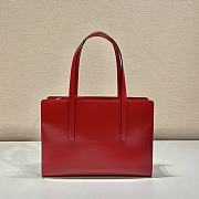 Kitlife Prada Re-Edition 1995 brushed-leather medium handbag red - 1BA350 - 30x21x8cm - 2