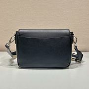 Kitlife Prada Saffiano leather shoulder bag black - 2VD046 - 26x18x6.5cm - 3