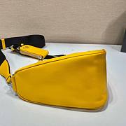 Kitlife Prada Triangle leather shoulder bag yellow - 1BH190 - 26x14x12 cm - 3