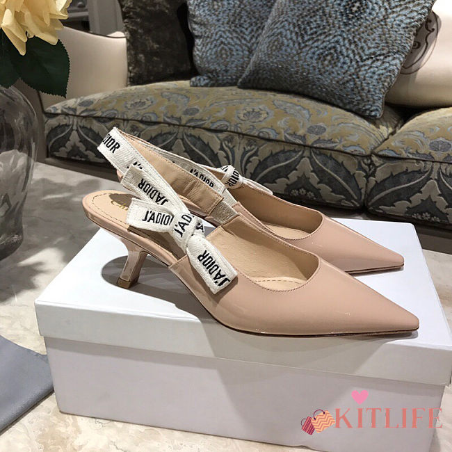 	 Kitlife Dior J'ADIOR SLINGBACK PUMP BEIGE LEATHER - Flat,6.5cm,10cm - 1