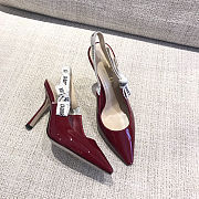 	 Kitlife Dior J'ADIOR SLINGBACK PUMP RED LEATHER - Flat,6.5cm,10cm - 3