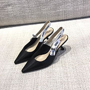 	 Kitlife Dior J'ADIOR SLINGBACK PUMP BLACK BRUSHED LEATHER - Flat,6.5cm,10cm - 1