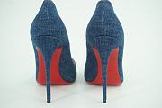 Kitlife Christian Louboutin So Kate Pump Blue Denim Gold  - 4