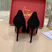 Kitlife Christian Louboutin Suede Fabric Pointed Toe Stilettos  - 5