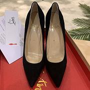 Kitlife Christian Louboutin Suede Fabric Pointed Toe Stilettos  - 2