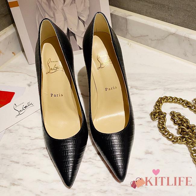 	 Kitlife Christian Louboutin So Kate Pump Lezard embossed Lizzy calf leather - 1
