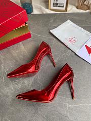 Kitlife Christian Louboutin Kate Pump patent Psychic in vampish Loubi red - 5