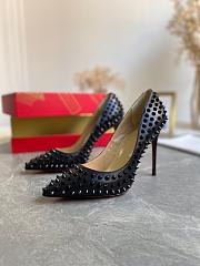 Kitlife Christian Louboutin Kate Pump Pigalle Spikes - Red, Black - 1