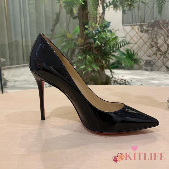 Kitlife Christian Louboutin Kate Pump Black Patent Leather  - 1