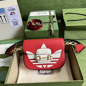 Kitlife adidas x Gucci Horsebit 1955 mini bag - 658574 - 20x14x5cm