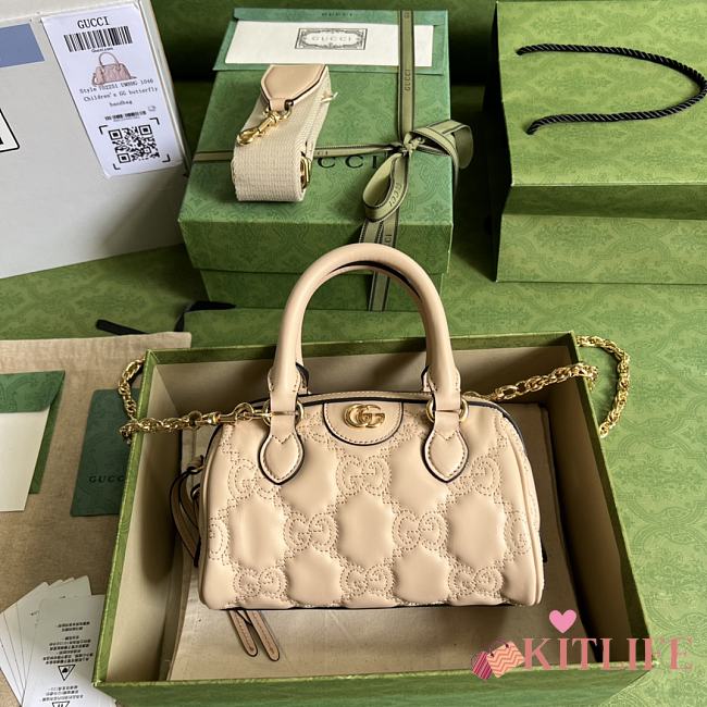 Kitlife GG Matelasse leather mini bag - 702251 - W19cm x H13cm x D11cm - 1