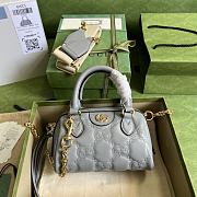 Kitlife GG Matelasse leather mini bag - 702251 - W19cm x H13cm x D11cm - 4