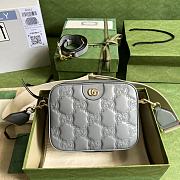 Kitlife Gucci GG matelassé leather shoulder bag - 21.5x 17x 7.5cm - 5