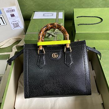 Kitlife Gucci Diana Mini Python Black Leather - 27cm