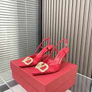 Kitlife Valentino VLOGO SIGNATURE SATIN SLINGBACK PUMPS 80MM - 3